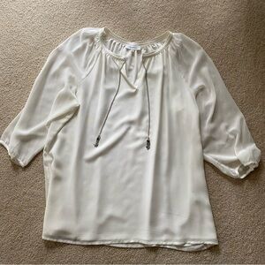 Calvin Klein Cream Blouse